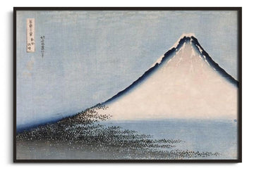 Inspiration Fuji bleu Hokusai - peinture à l'huile