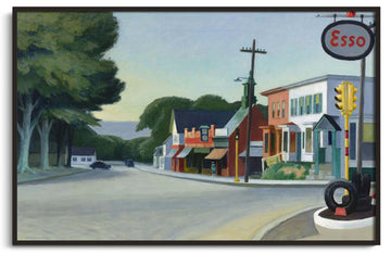 Inspiration Esso Hopper - peinture à l'huile