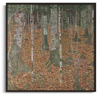 Inspiration Bois de bouleaux Klimt - peinture à l'huile