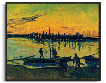 Inspiration Van Gogh - Barges au charbon
